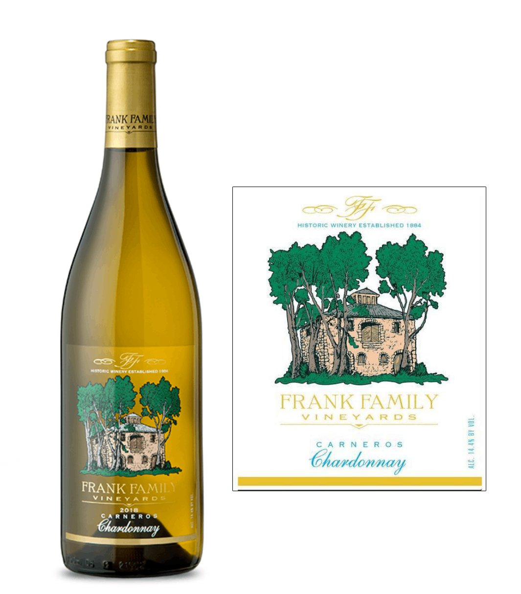 Frank Family Vineyards Chardonnay 2018 (750 ml) - BuyWinesOnline.com