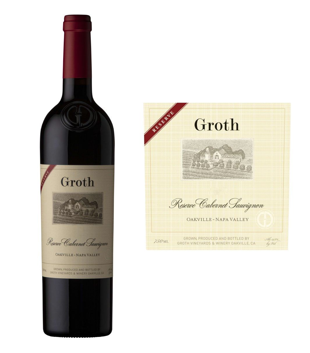 Groth Reserve Cabernet Sauvignon 2021 (750 ml)