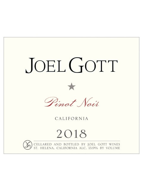 Joel Gott California Pinot Noir 2020 (750 ml)