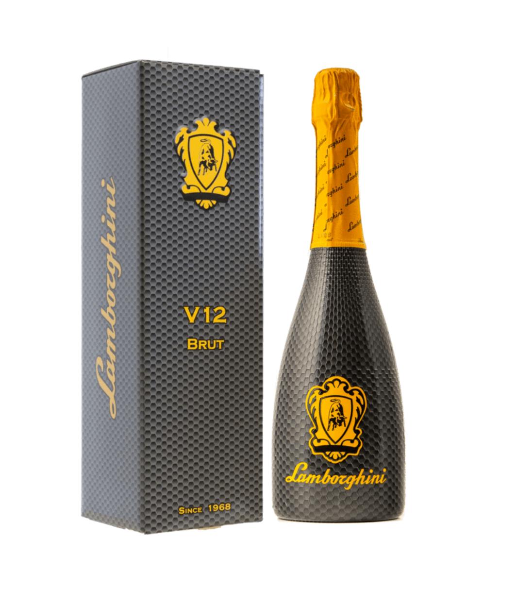 Lamborghini V12 Brut Vino Spumante With Gift Box (750 ml)