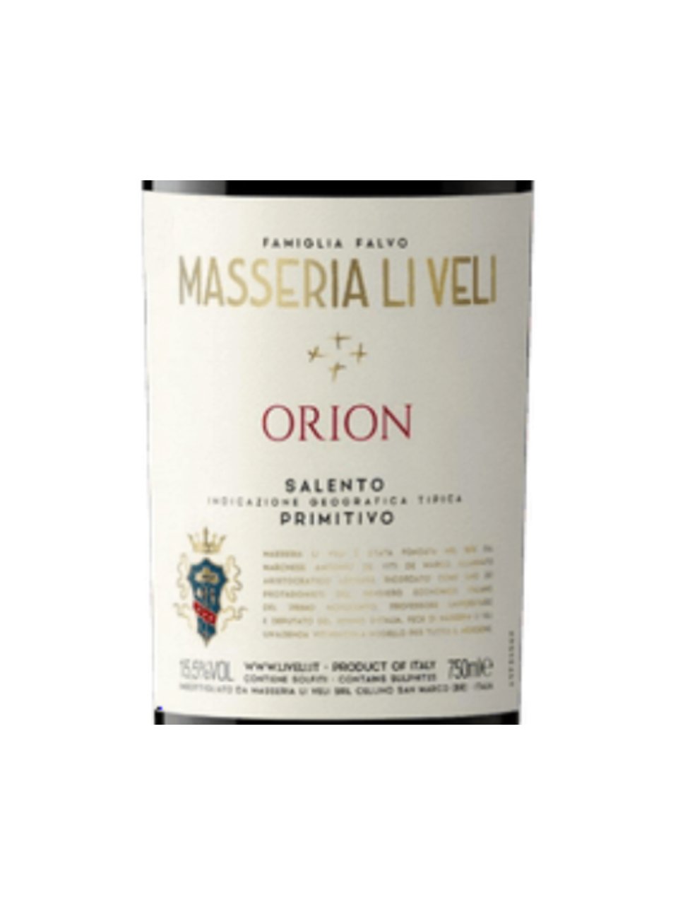 Li Veli Orion Primitivo 2024 (750 ml)