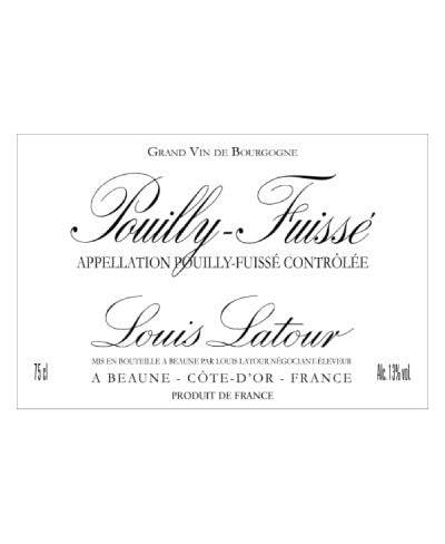 Louis Latour Pouilly-Fuisse 2022 (750 ml)