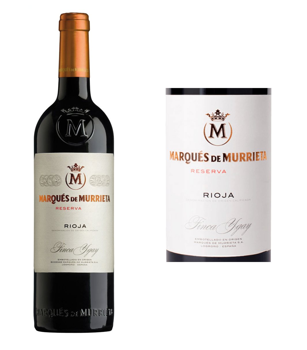 DAMAGED LABEL: Marques de Murrieta Rioja Reserva (750 ml)
