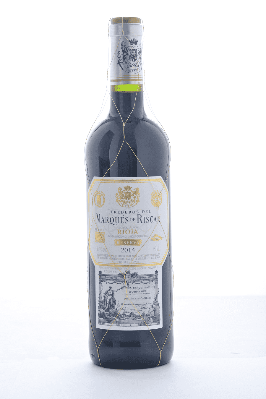 DAMAGED LABEL: Marques de Riscal Rioja Reserva 2019 (750 ml)
