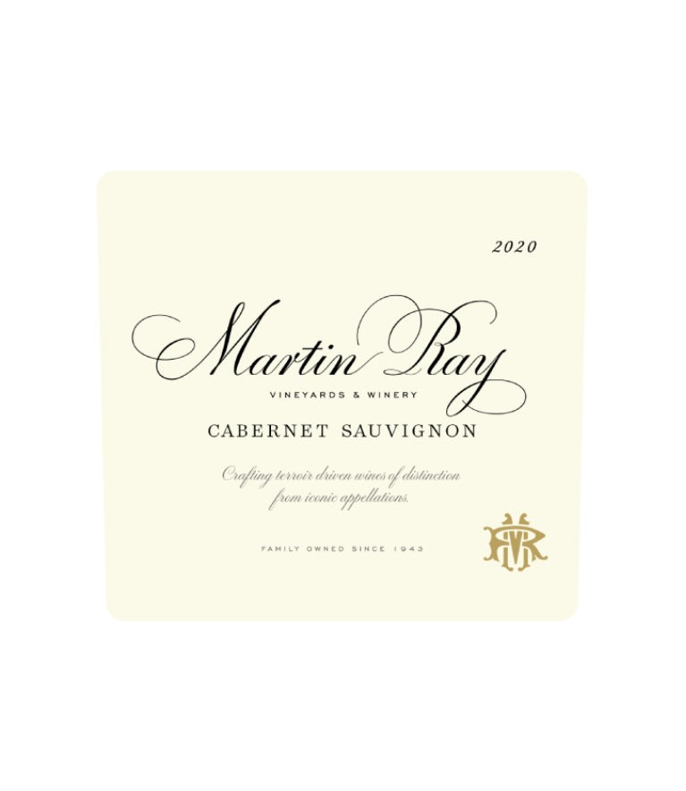 DAMAGED LABEL : Martin Ray Sonoma Cabernet Sauvignon (750 ml)
