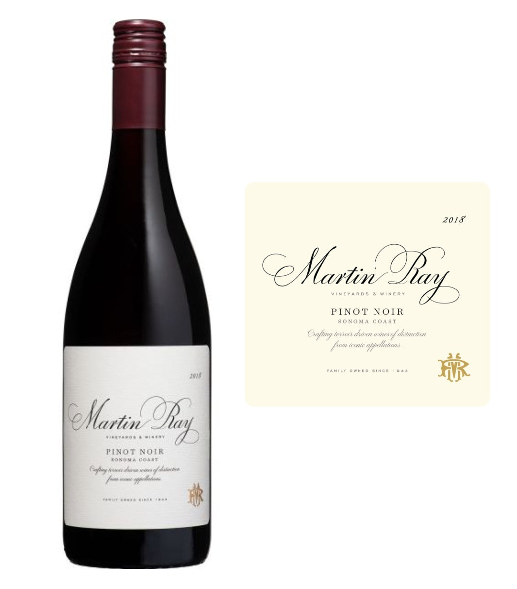 REMAINING STOCK: Martin Ray Sonoma Coast Pinot Noir (750 ml)