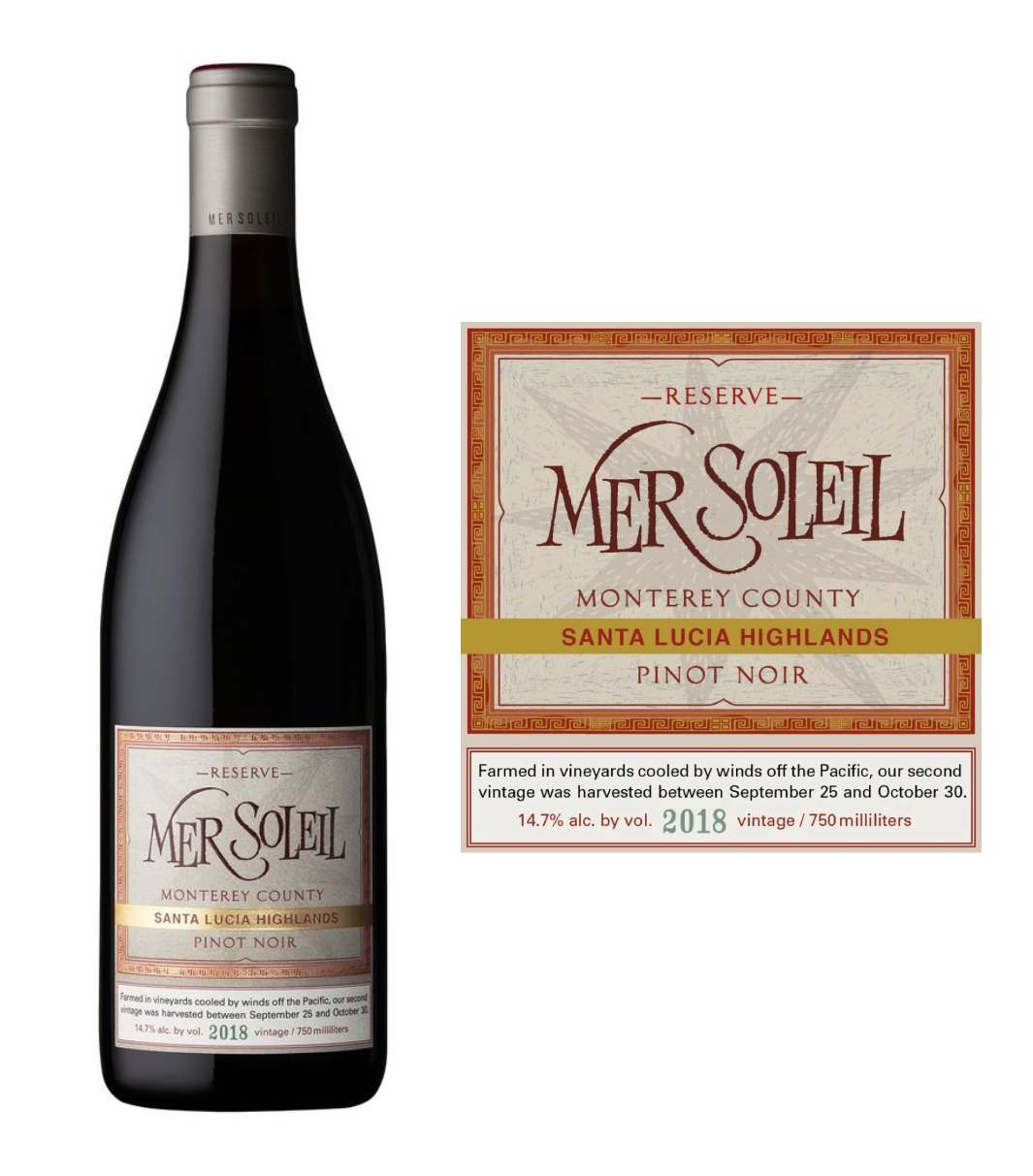 Mer Soleil Reserve Pinot Noir 2019 (750 ml)