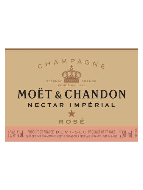 Moet & Chandon Nectar Imperial Rose (750 ml)