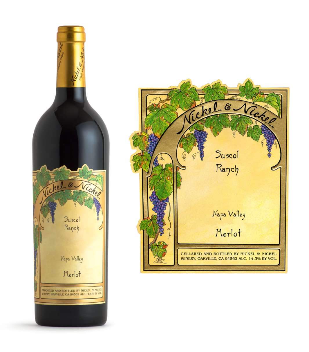 Nickel & Nickel Suscol Ranch Merlot 2018 (750 ml)