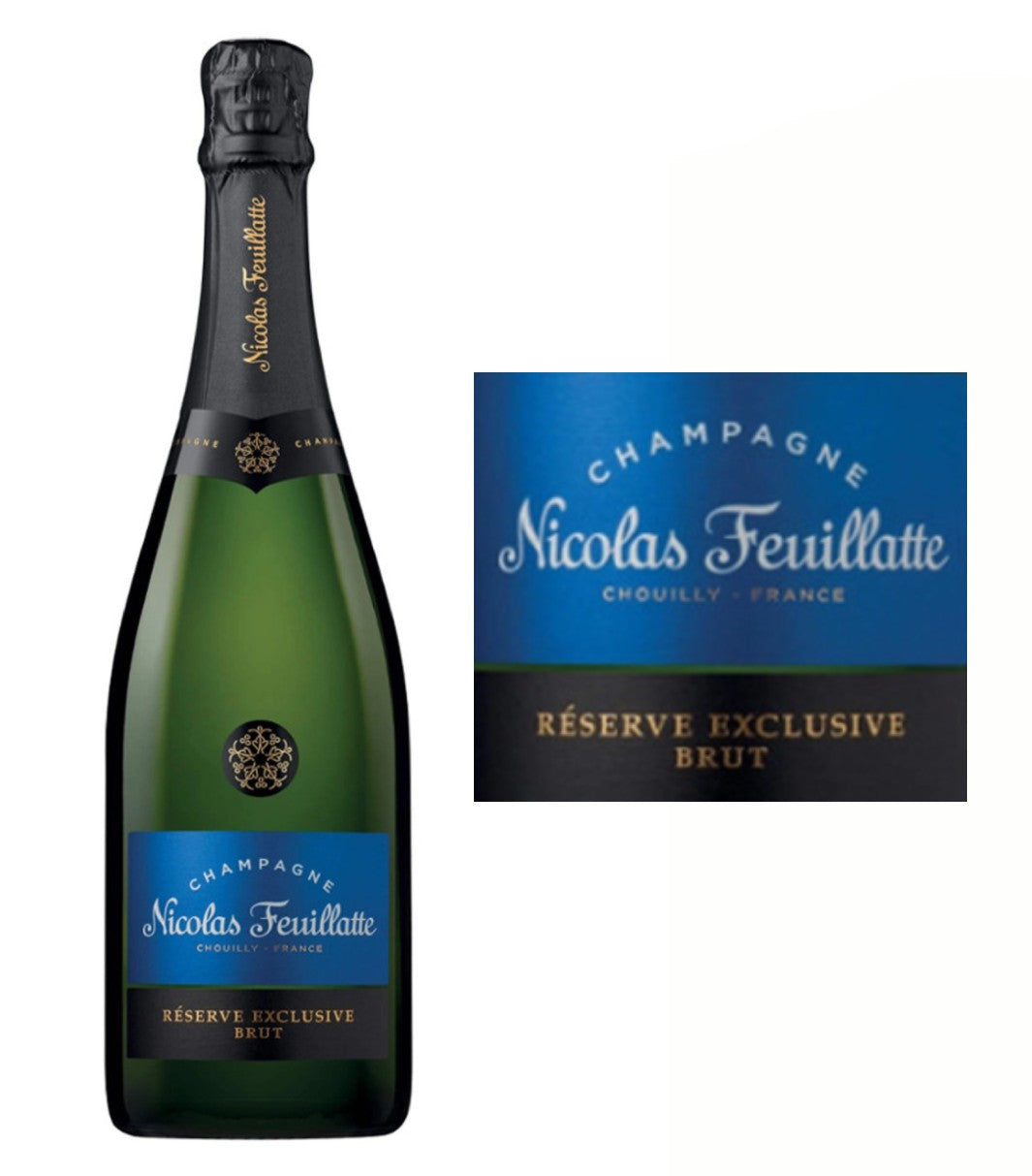 Nicolas Feuillatte Exclusive | Refreshing and Crisp Brut BuyWinesOnline | NV Reserve Champagne