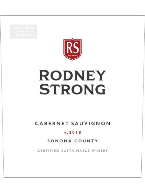 DAMAGED LABEL: Rodney Strong Cabernet Sauvignon 2022 (750 ml)