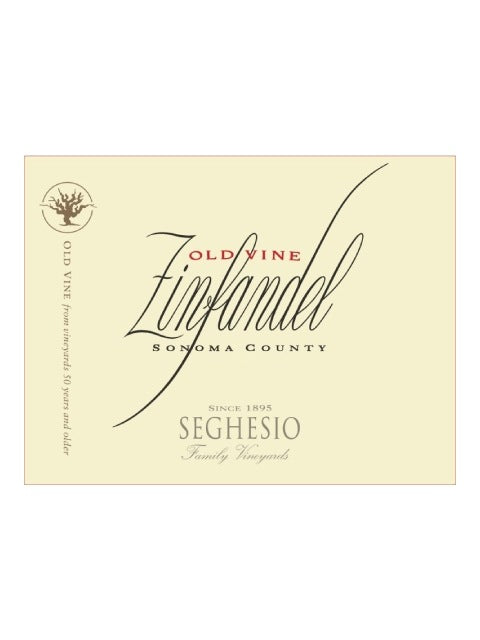 Seghesio Old Vine Zinfandel 2023 (750 ml)