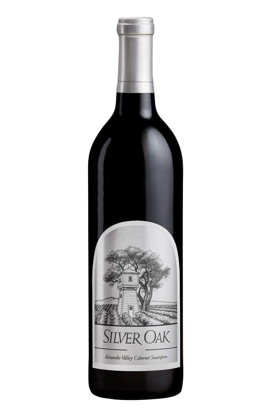 Silver Oak Cabernet Sauvignon Alexander Valley 2020 + Velvet Holiday Wine Gift Bag (750 ml)