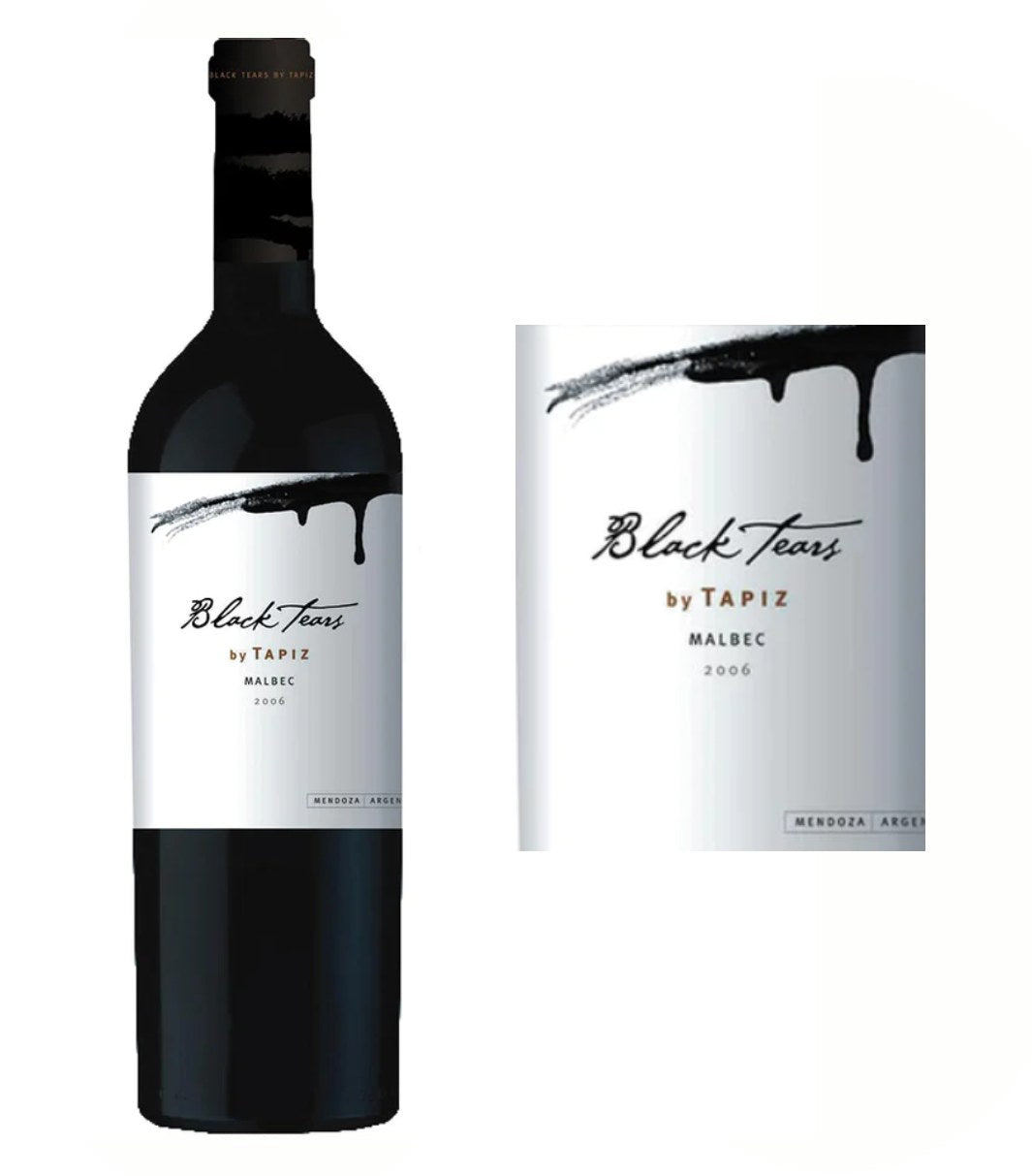 Tapiz Black Tears Malbec 2020 | Dark and Intense Red Wine