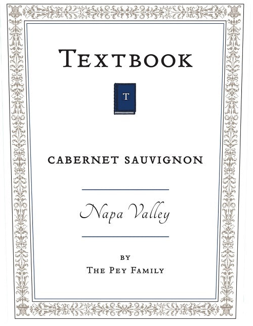 DAMAGED LABEL: Textbook Napa Valley Cabernet Sauvignon 2021 (750 ml)
