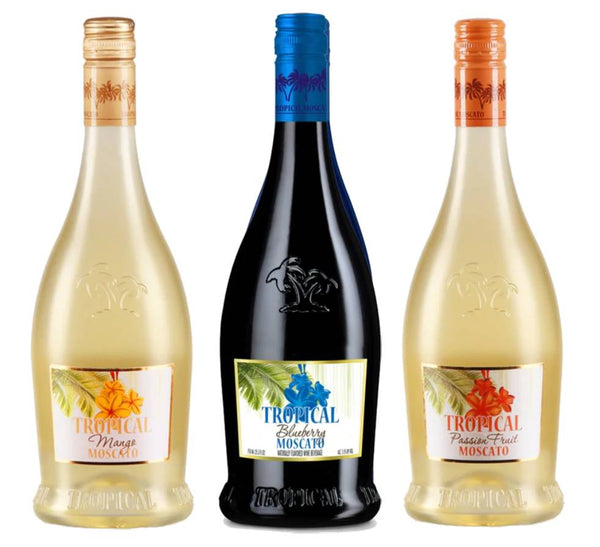 Tropical Vacation Wine Set - 3 Flavor Tropical Moscato Pack