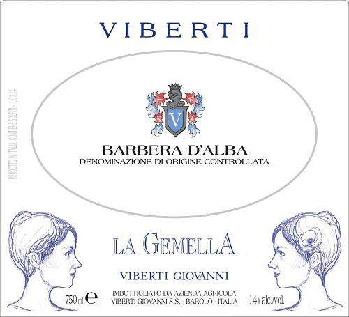 Viberti La Gemella Barbera d'Alba 2017 - BuyWinesOnline.com