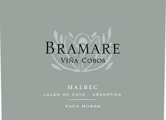 REMAINING STOCK: Vina Cobos Bramare Lujan de Cuyo Malbec 2019 (750 ml)