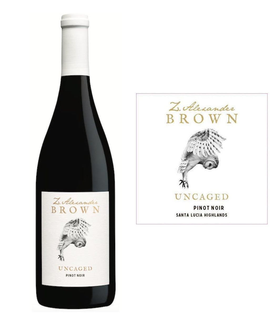 DAMAGED LABEL: Z. Alexander Brown Uncaged Pinot Noir 2021 (750 ml)