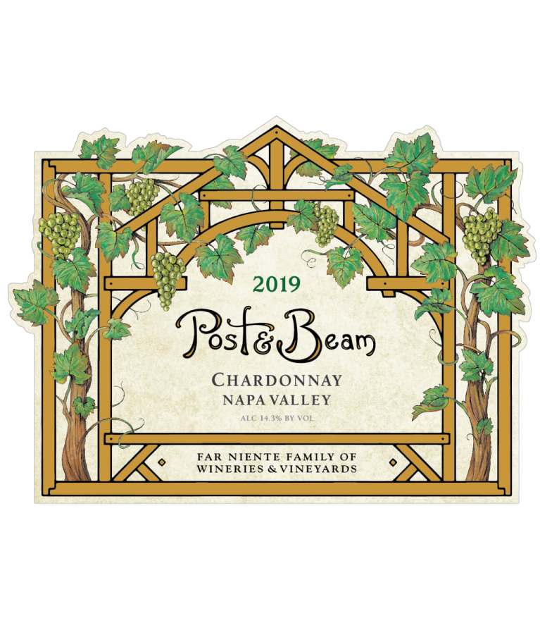 DAMAGED LABEL: Post & Beam by Far Niente Chardonnay (750 ml)