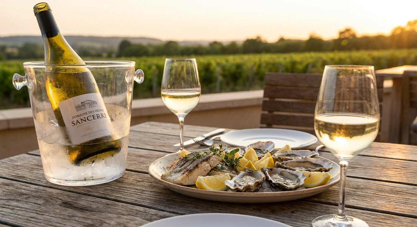 Sancerre wine for seafood dinner pairings