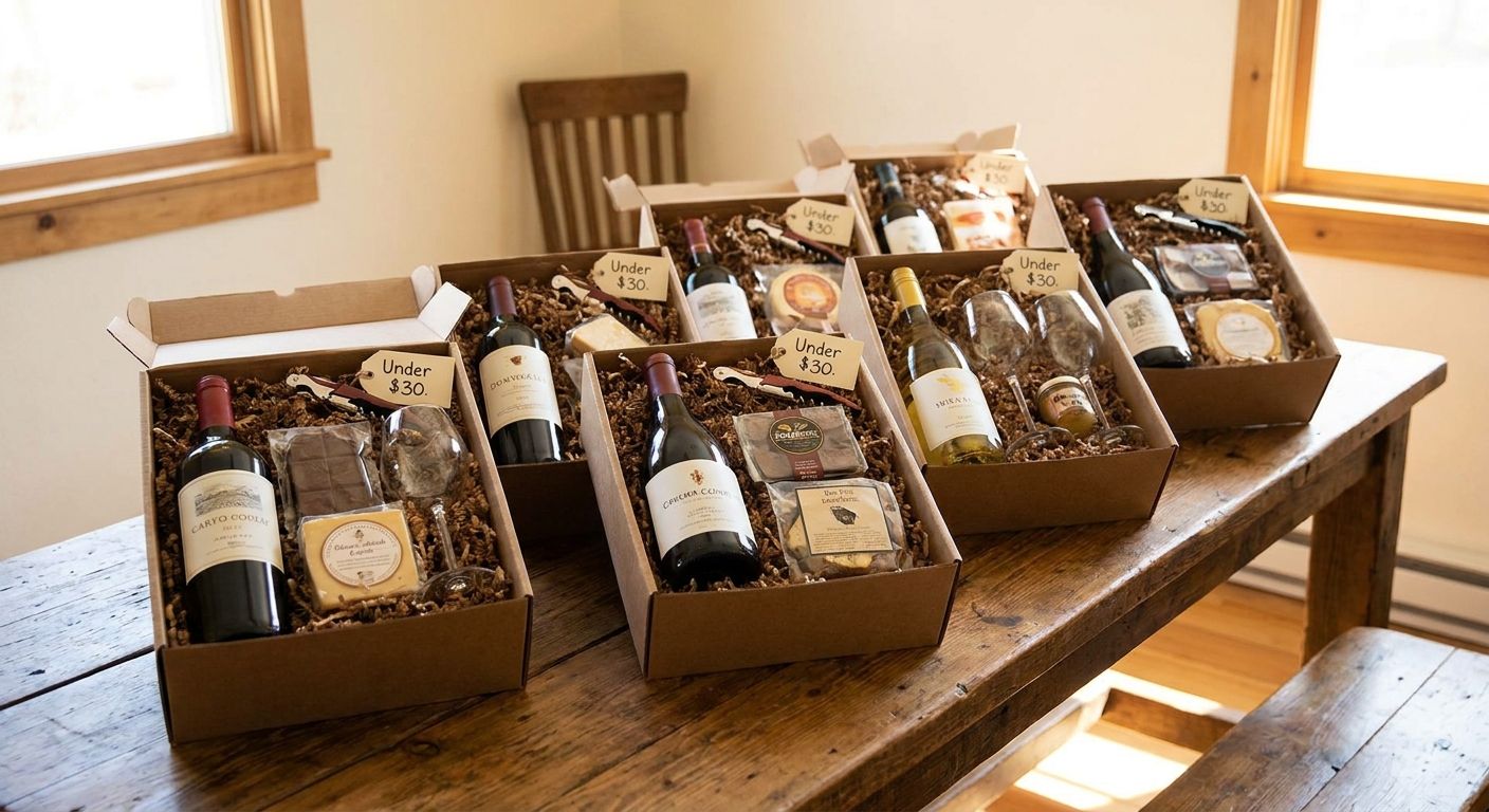 Best wine gift sets under $30 for budget gifting