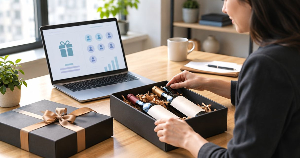 How to send wine gift sets through a corporate gifting platform