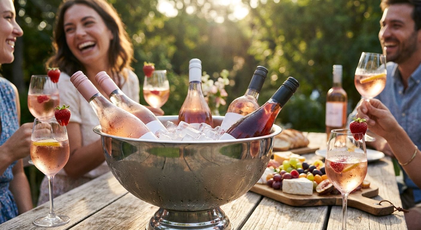Rosé wine for summer parties