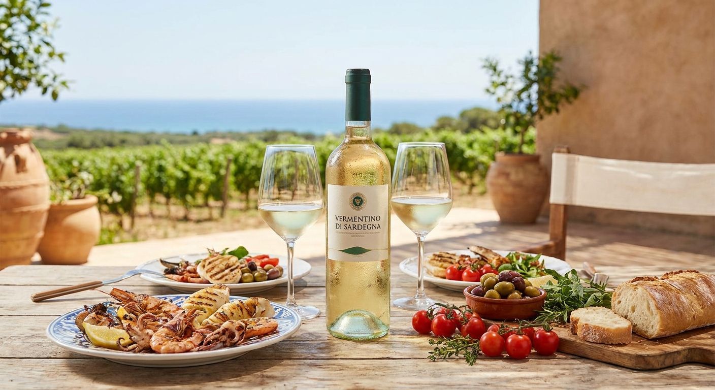 Vermentino wine for Mediterranean dishes