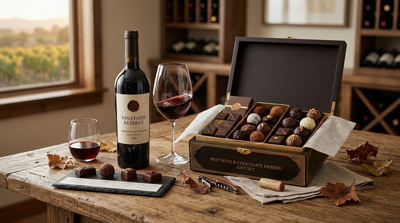Best wine and chocolate pairing gift sets