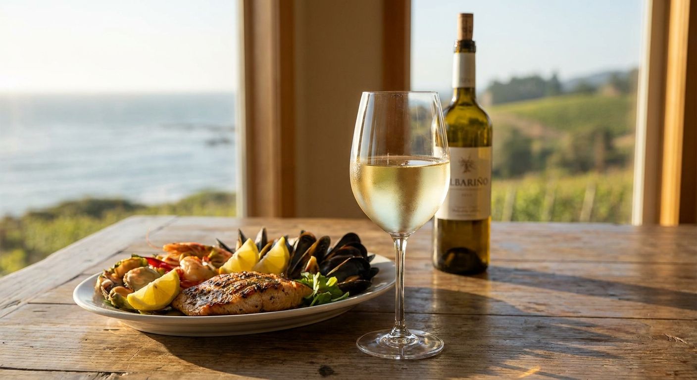 Albarino wine for seafood lovers