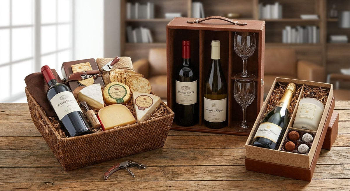 Wine gift sets for boss and coworker gifting