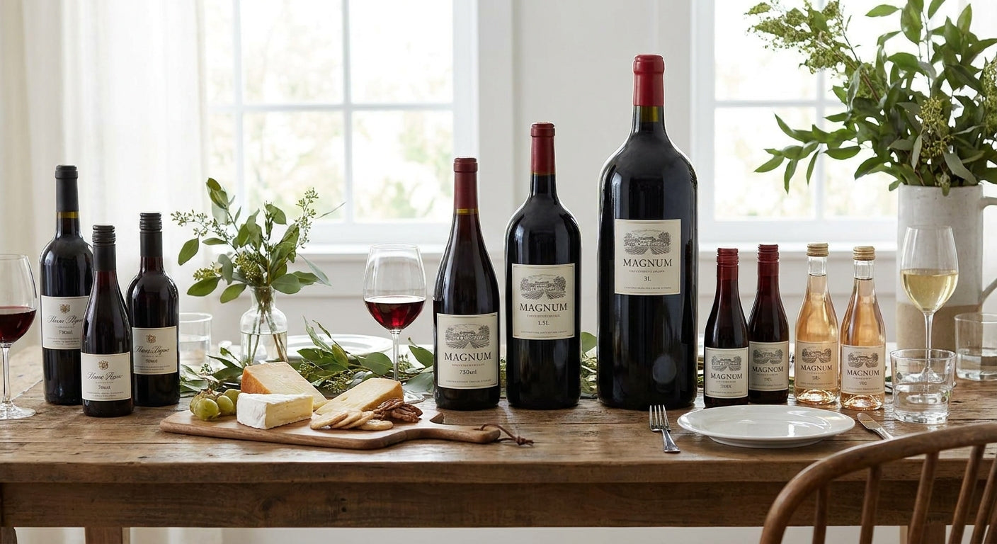 How to choose the right wine bottle size for parties