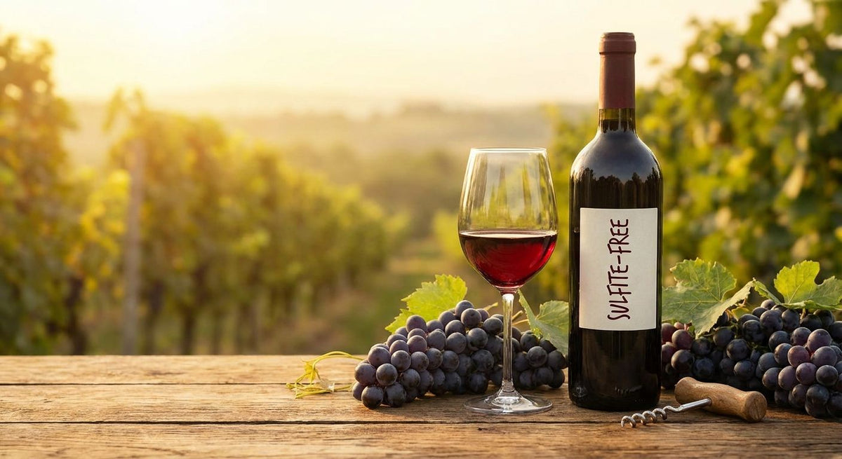 Sulfite-free wine for sensitive drinkers
