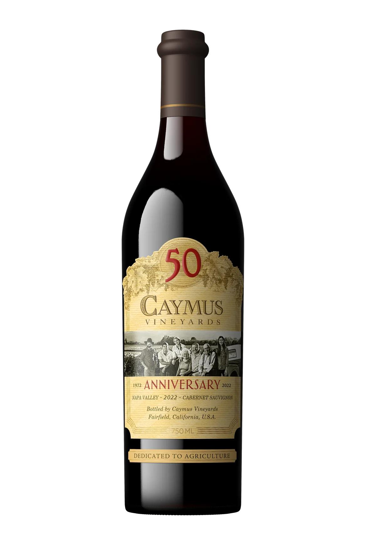 Caymus Cabernet Sauvignon 2022 + Velvet Holiday Wine Gift Bag (750 ml)