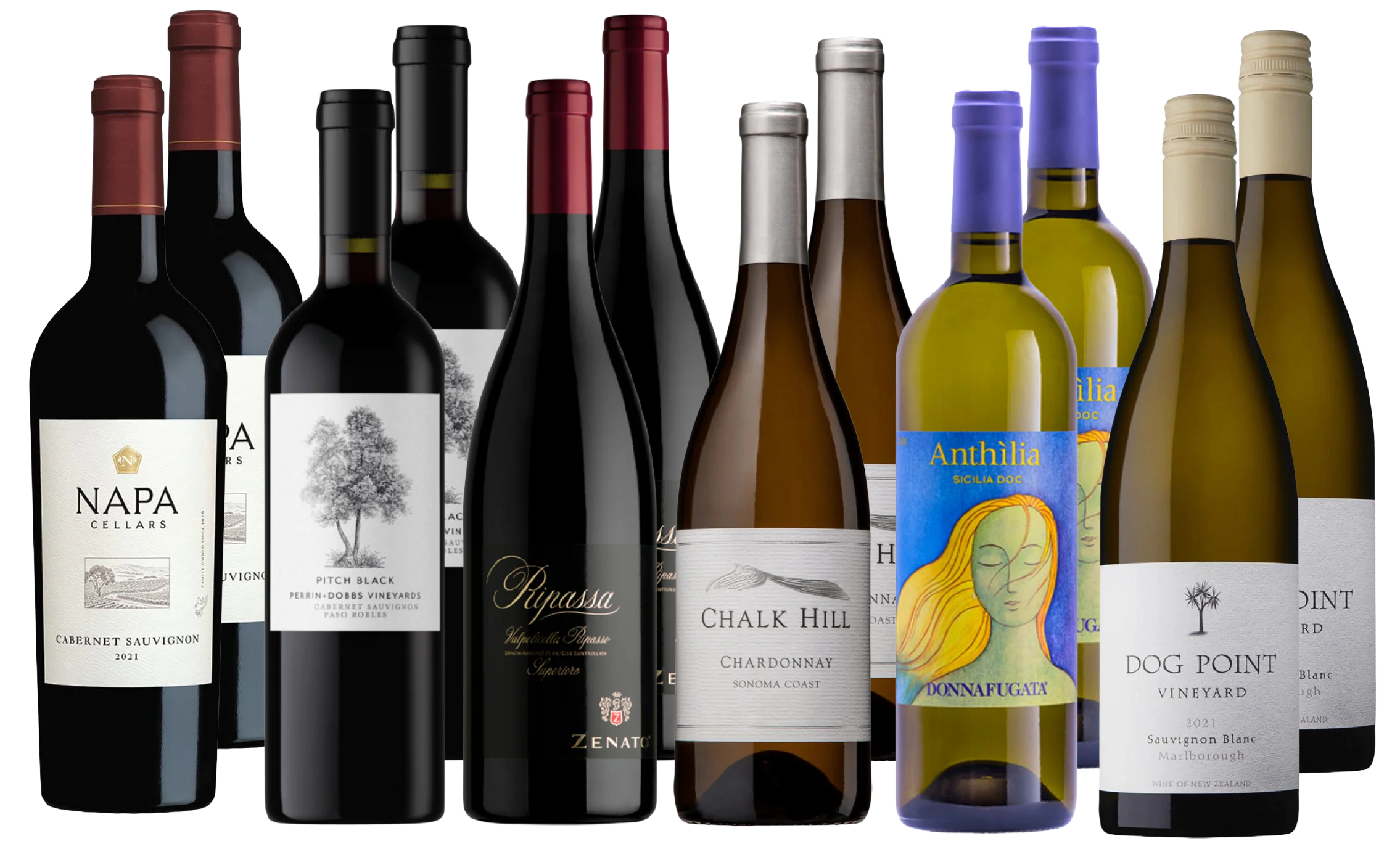 90+ Point Red & White Wine Variety Pack
