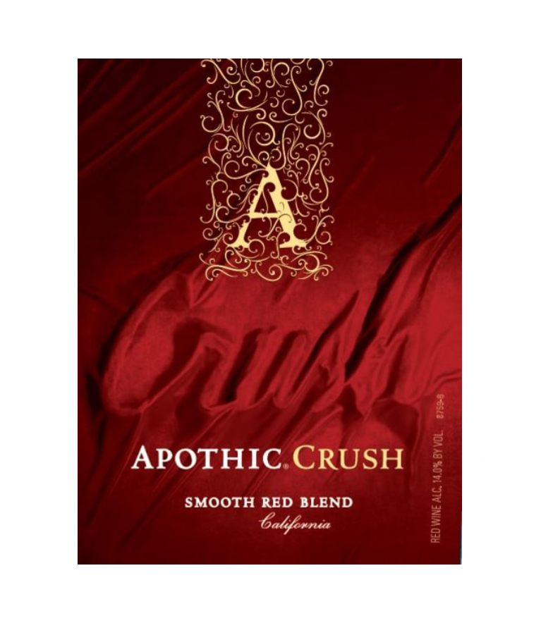 REMAINING STOCK: Apothic Crush Red Blend (750 ml)