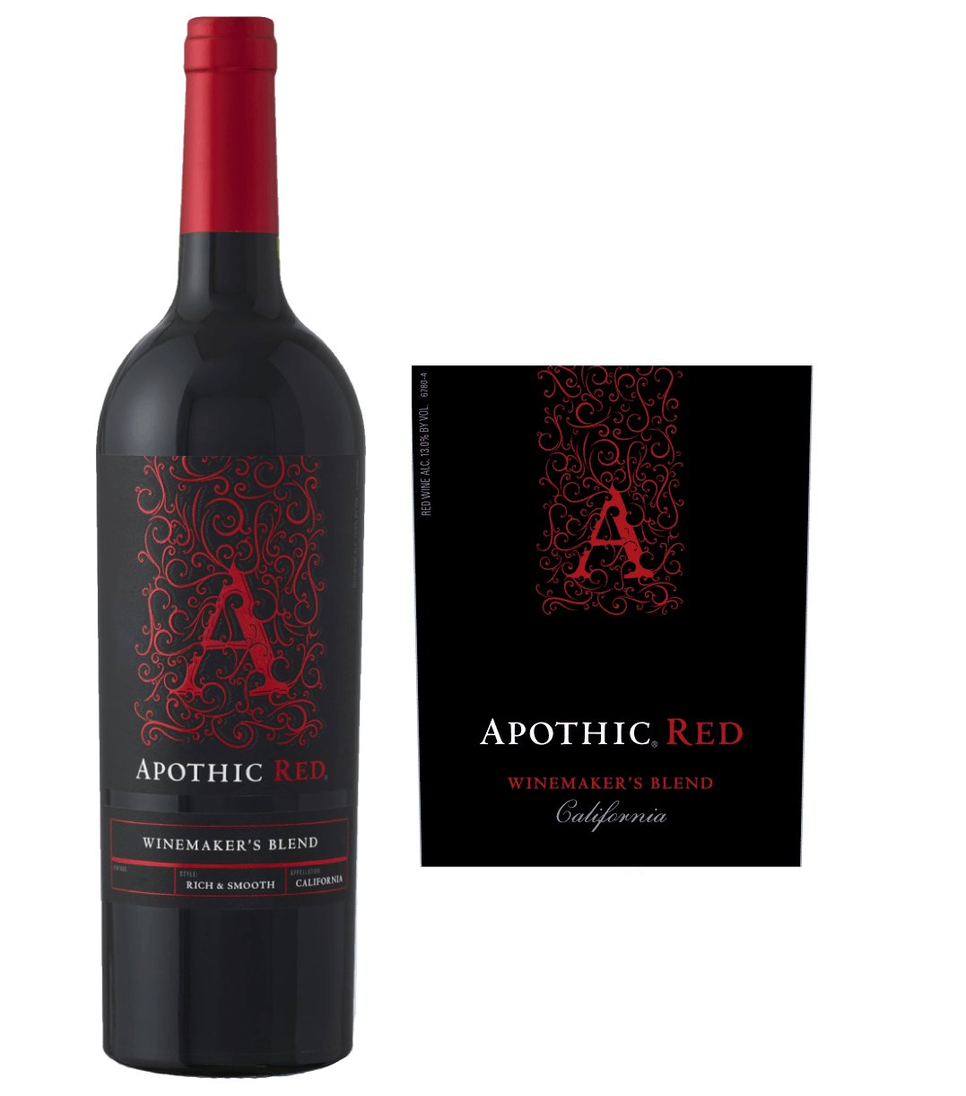 Apothic Red Blend Winemaker's Blend Wine 2018 (750 ml) - BuyWinesOnline.com