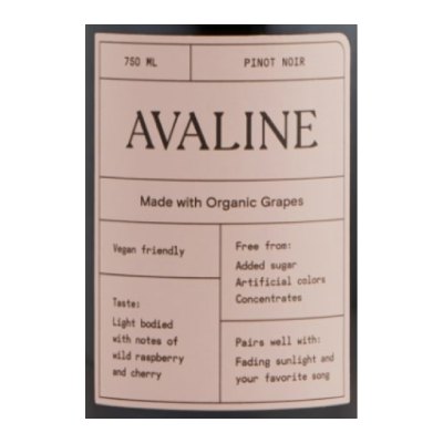 Avaline Pinot Noir NV (750 ml)