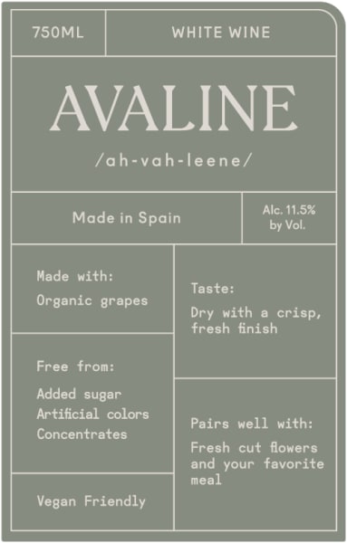 DAMAGED LABEL: Avaline White Wine By Cameron Diaz (750 ml)