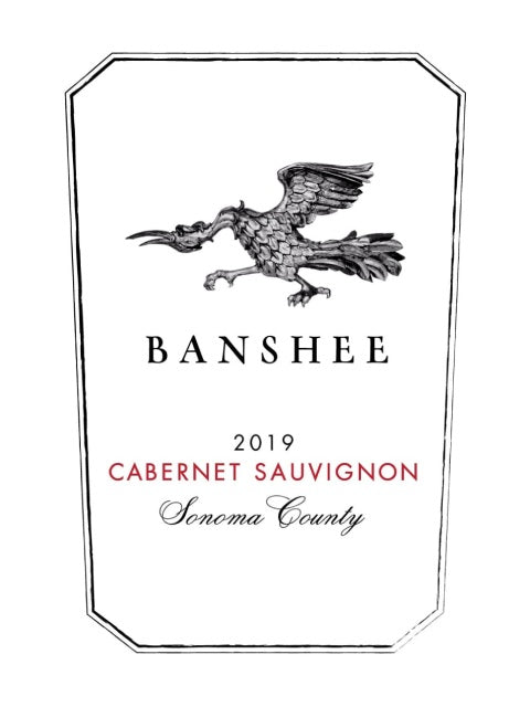 DAMAGED LABEL: Banshee Sonoma County Cabernet Sauvignon 2022 (750 ml)