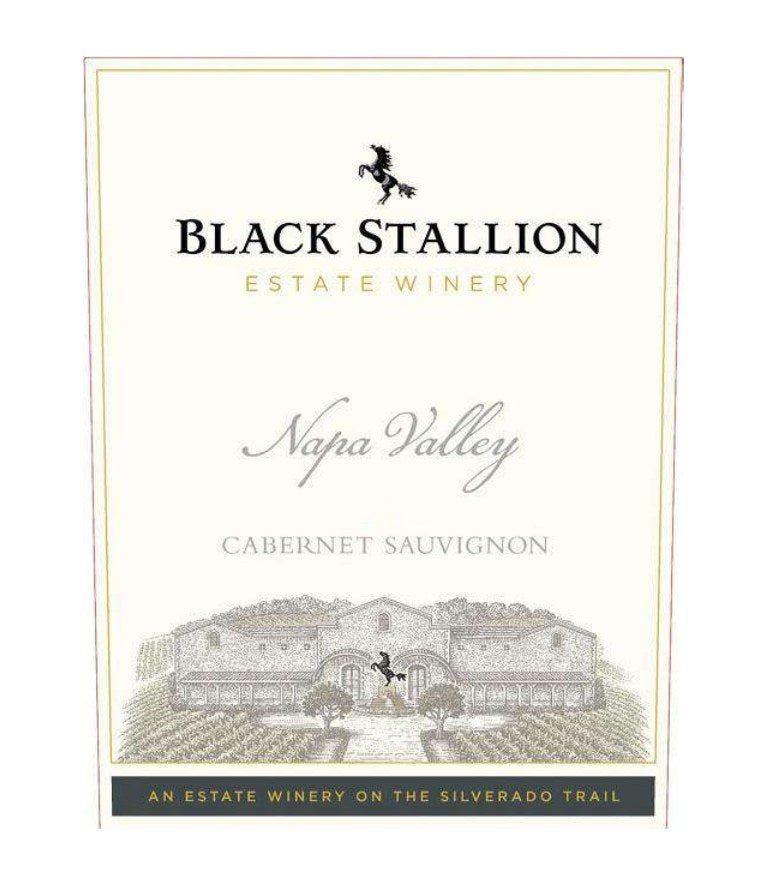 DAMAGED LABEL: Black Stallion Winery Cabernet Sauvignon 2021 (750 ml)