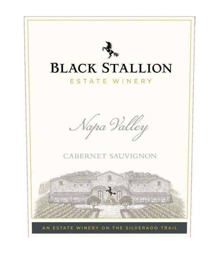DAMAGED LABEL: Black Stallion Winery Cabernet Sauvignon 2018 (750 ml)