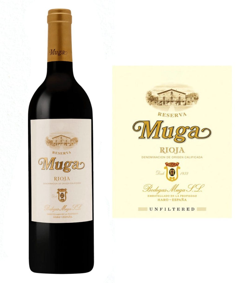 DAMAGED LABEL: Bodegas Muga Reserva Rioja 2018 (750 ml)