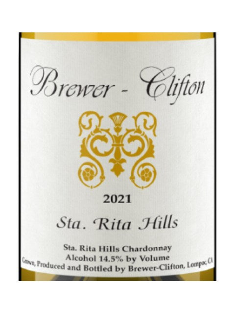 Brewer Clifton Sta Rita Hills Chardonnay 2022 (750 ml)