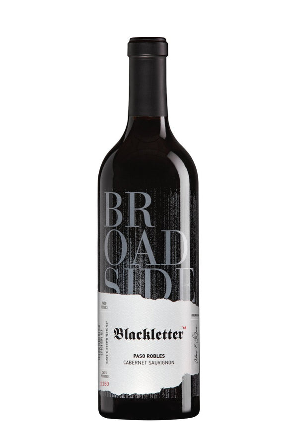 Broadside Blackletter Cabernet Sauvignon 2018 (750 ml)