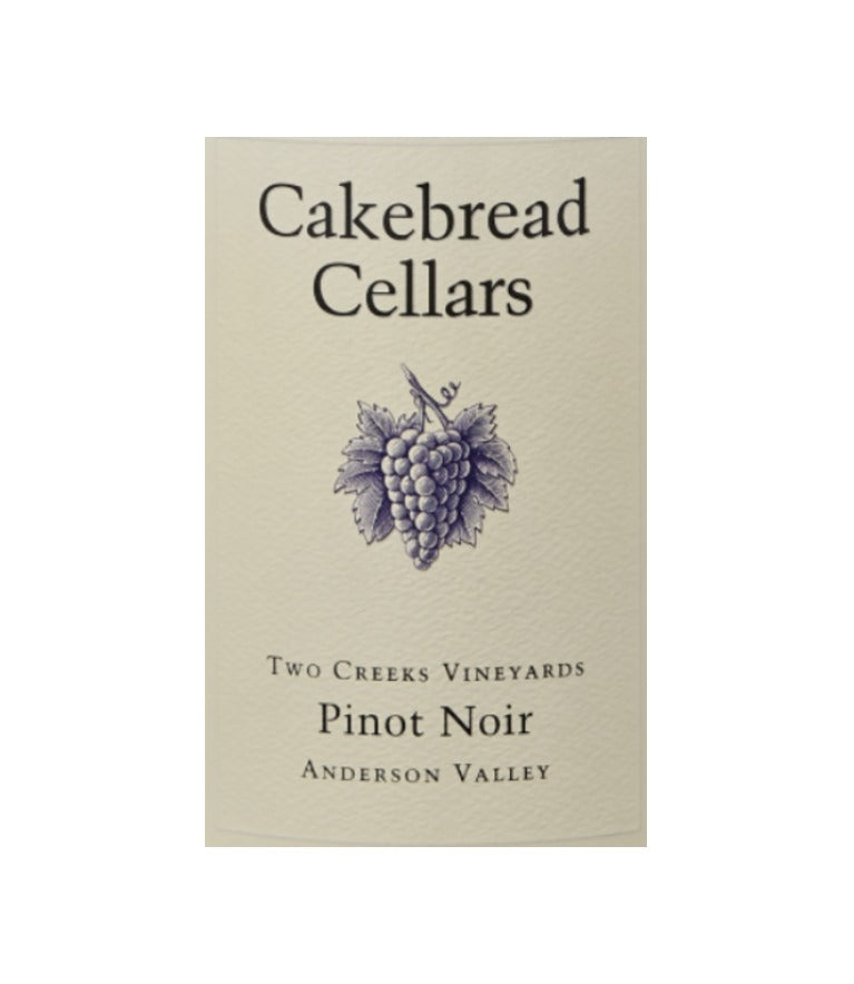 REMAINING STOCK: Cakebread Two Creeks Vineyards Pinot Noir 2020 (750 ml)