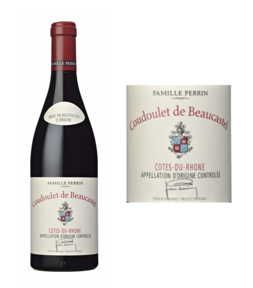 Chateau de Beaucastel Coudoulet Rouge 2022 (750 ml)