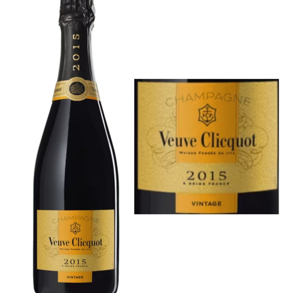 Le champagne blanc Veuve Clicquot Vintage 2015 : un chef-d'œuvre