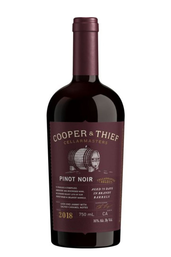 Cooper & Thief Pinot Noir (Aged in Brandy Barrels) 2021 (750 ml)